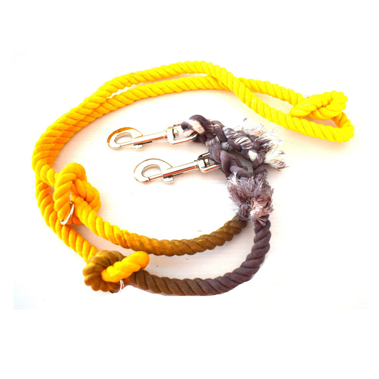 Autumn Dip Dye Adjustable Cotton leash