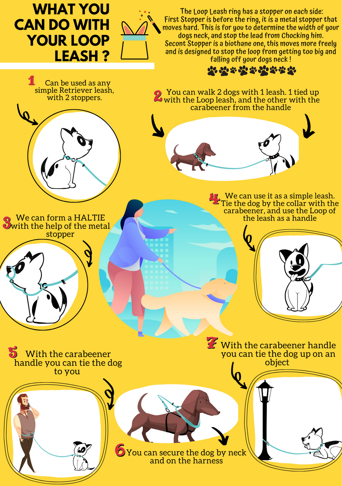 Pets Loop What is and How to use a Loop Leash !? β Paracord for Pets Store