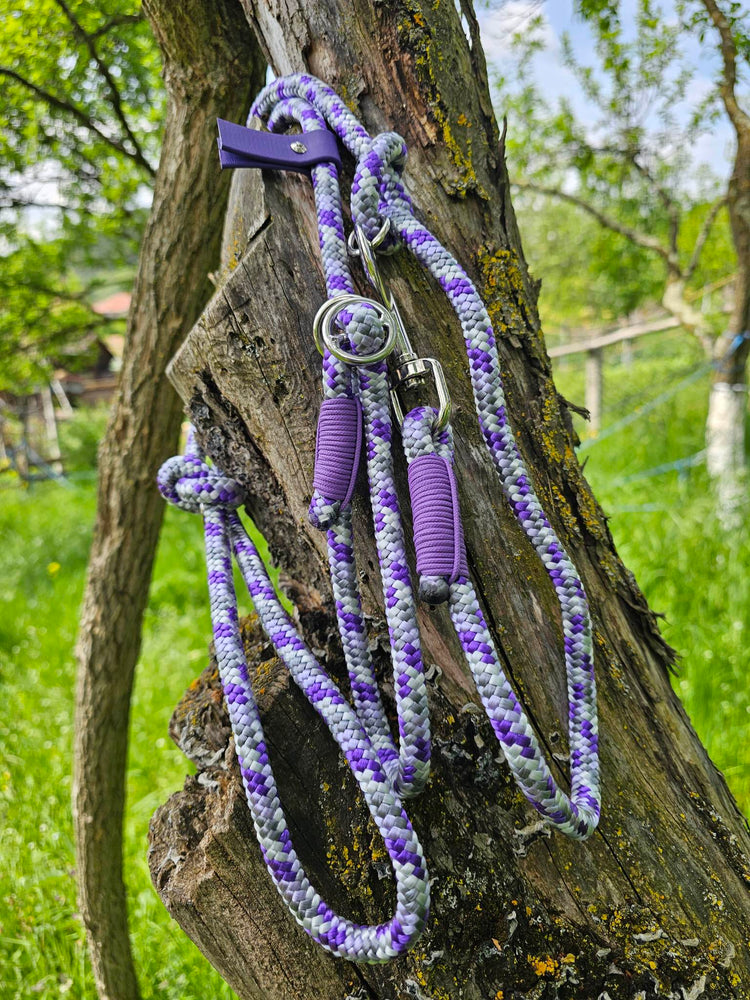 Purple camo Dog Loop Leash