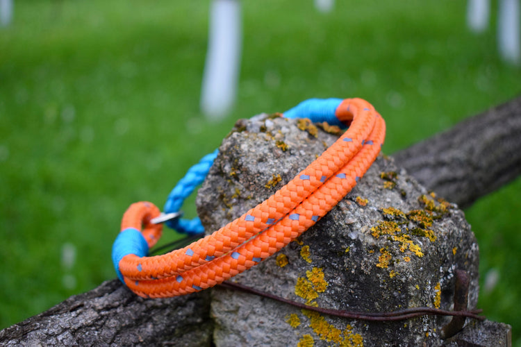 Rope Dog Collar ( 2 strands, 10 mm )