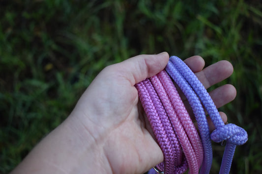 Light Pink Dog Loop Leash