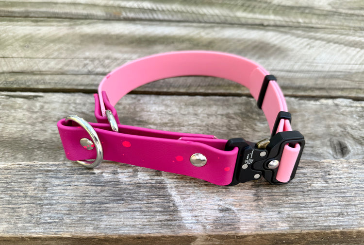 Quick Biothane slip-on collar with Cobra buckle