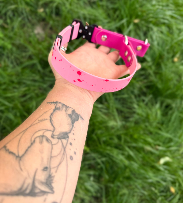 Quick Biothane slip-on collar with Cobra buckle