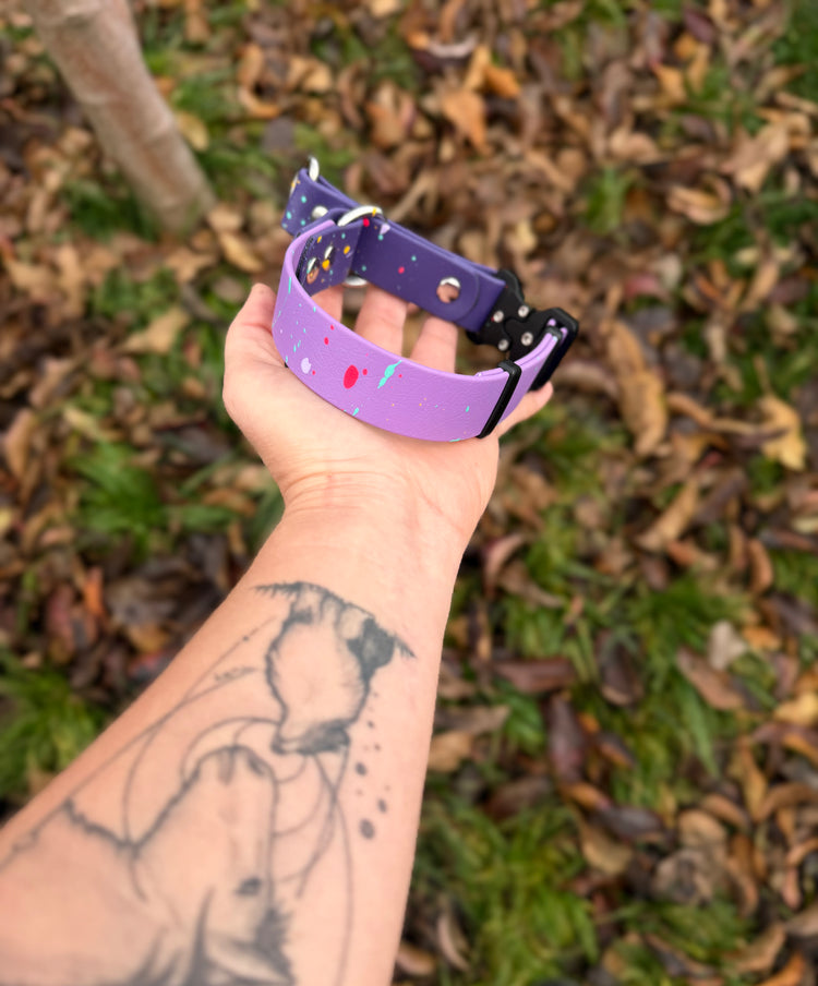 Quick Biothane slip-on collar with Cobra buckle