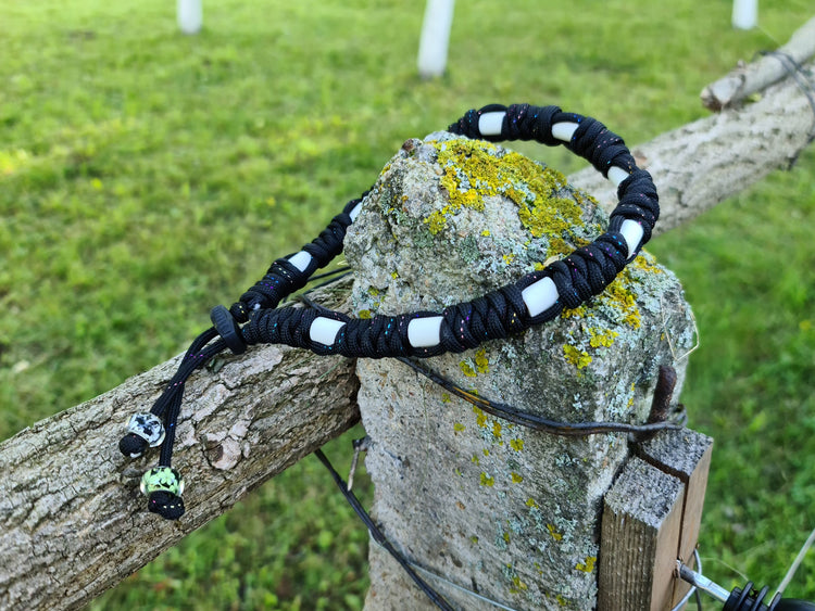 EM beads collar - anti-parasitic dog collar