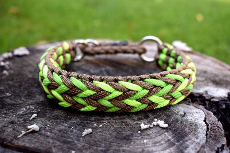Arrow braid Dog collar