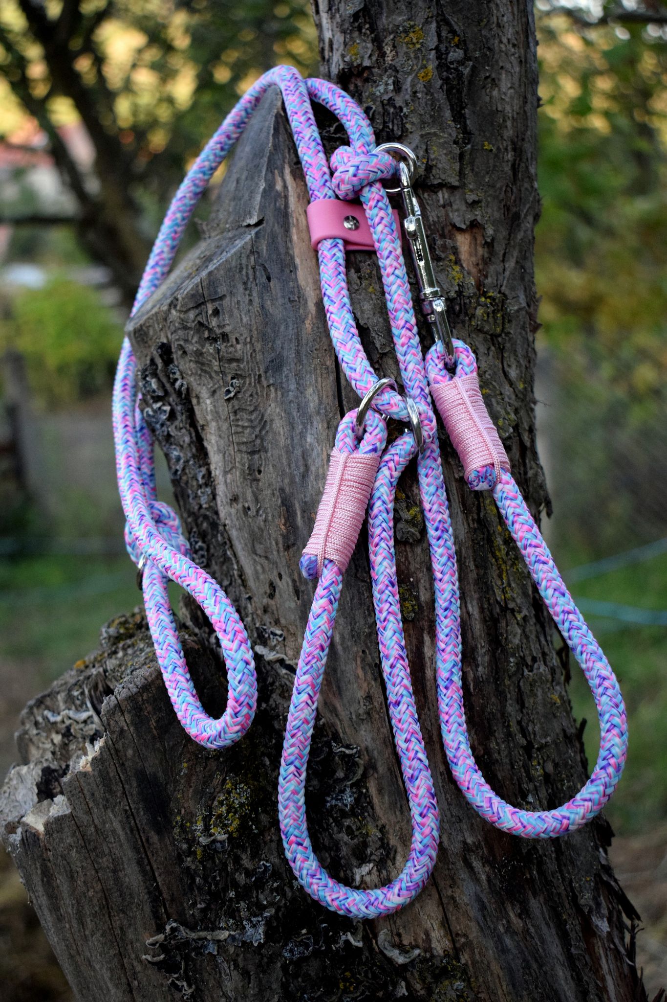 Leash Loop Aqua Dog Loop Leash | Handmade Accessories | Paracord for Pets ...
