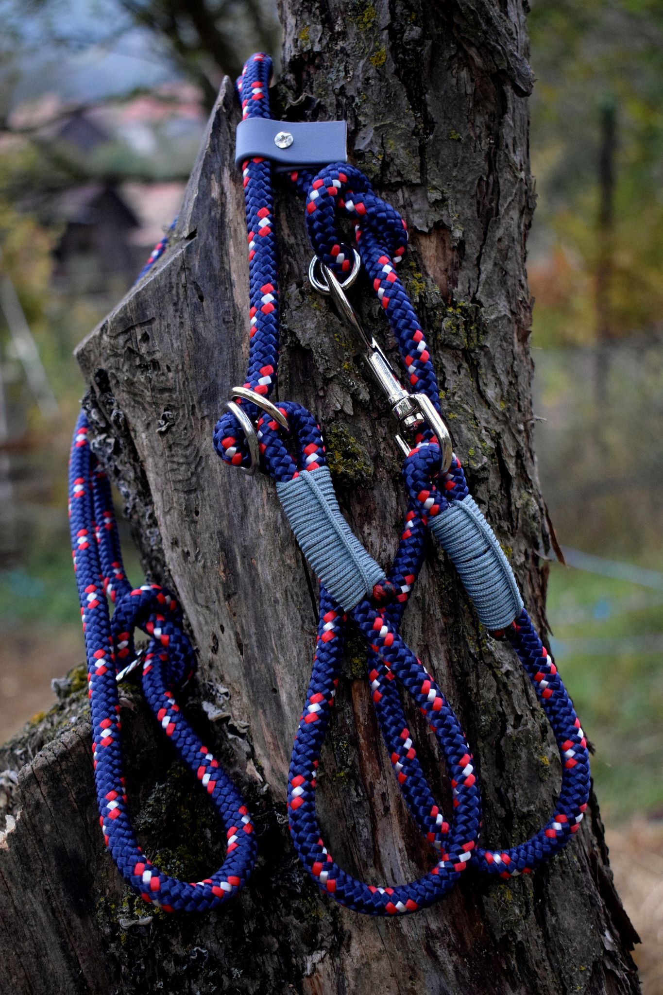 Leash Loop Aqua Dog Loop Leash | Handmade Accessories | Paracord for Pets ...