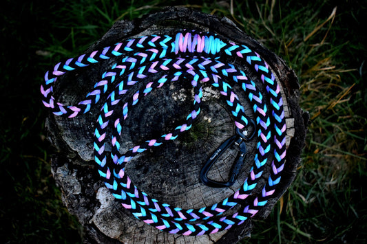 Traffic Leash Herringbone braid - custom colors