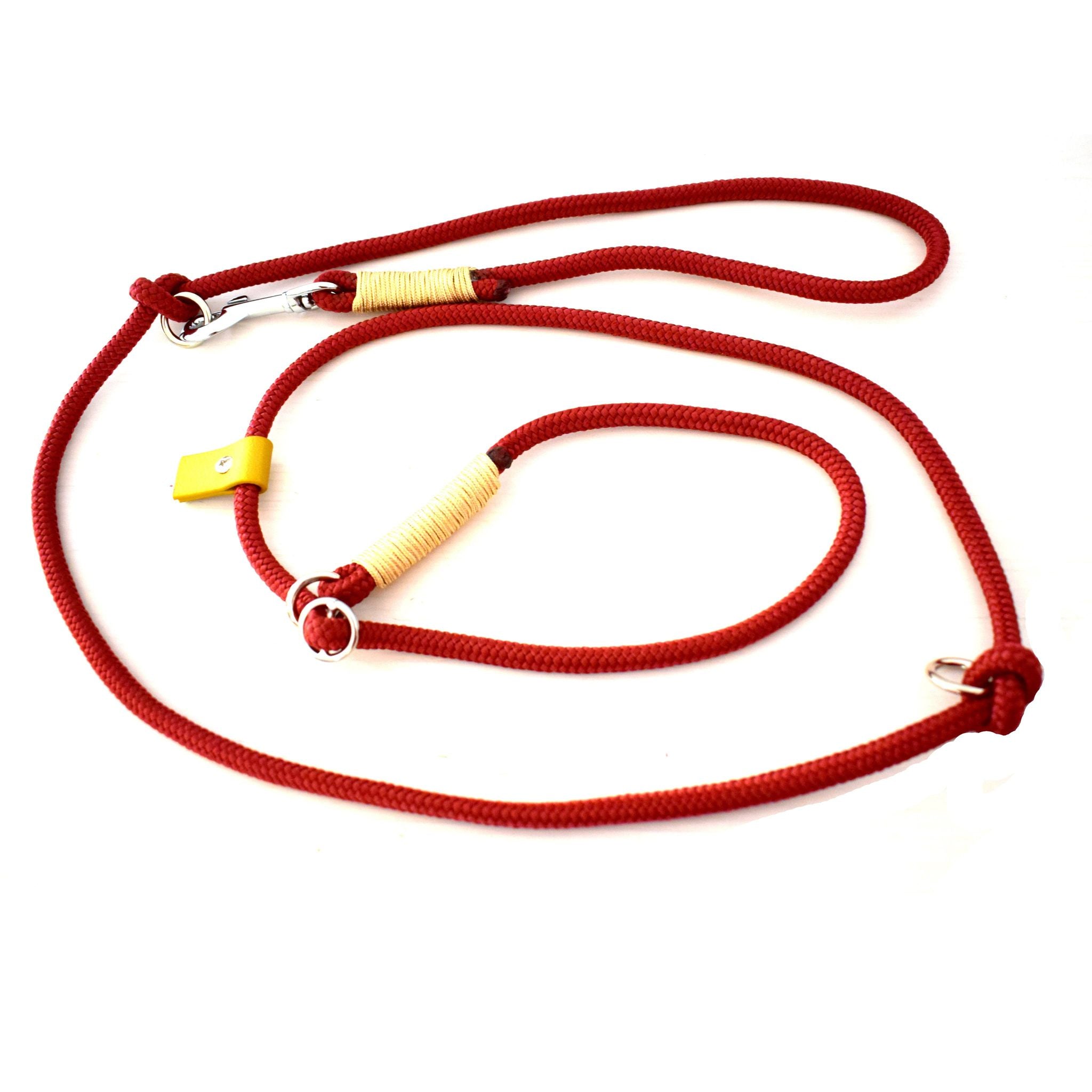 Aqua Dog Loop Leash | Handmade Accessories | Paracord for Pets ...