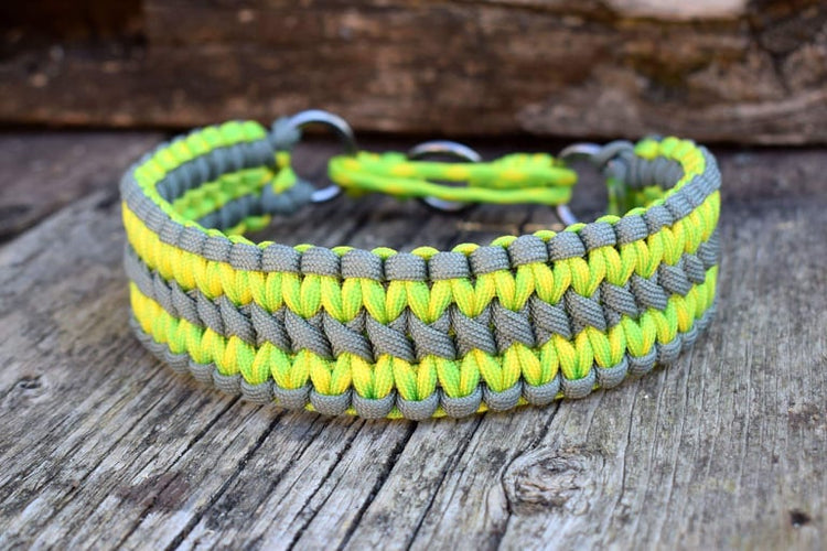 Double Solomon braid Dog collar