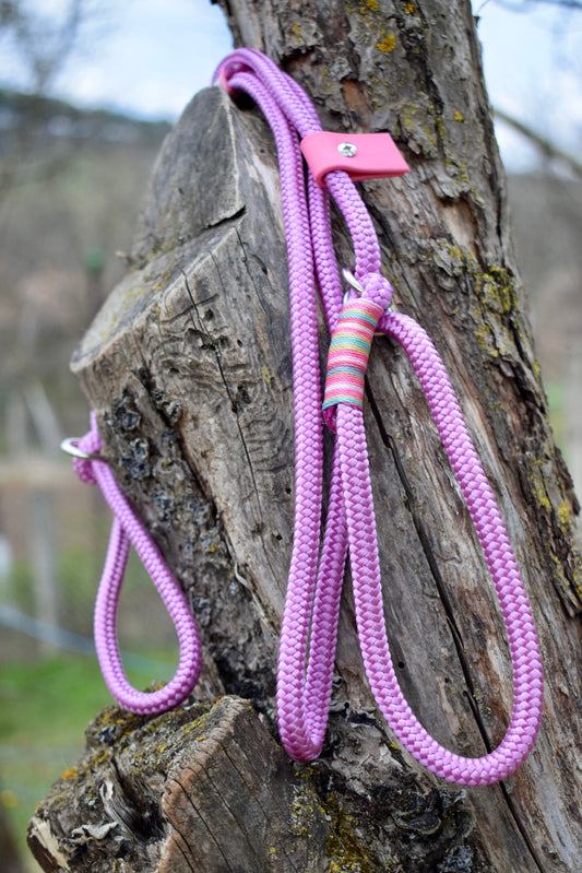 Granny Pink Dog Loop Leash
