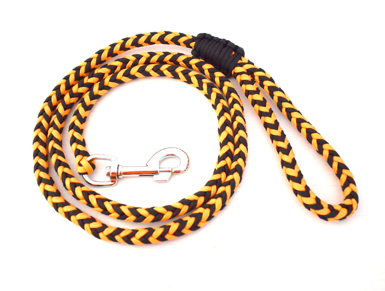 Simple Herringbone Dog Leash - custom colors