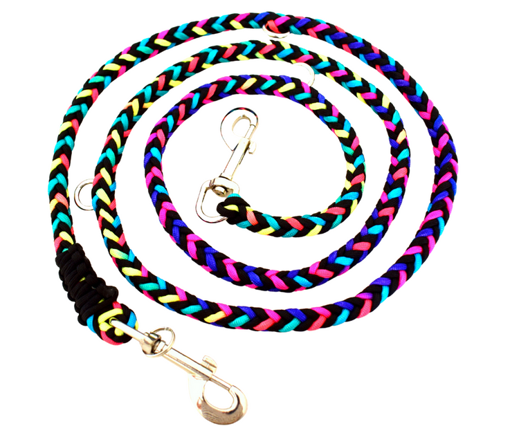 Adjustable Herringbone Dog Leash - custom colors